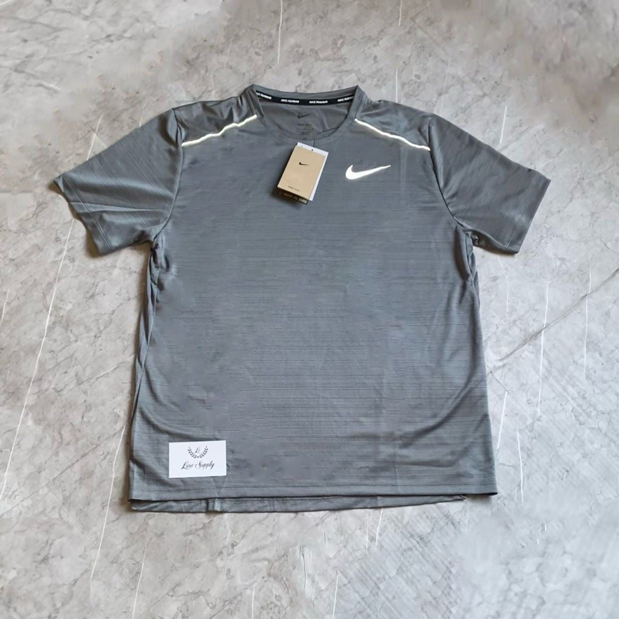 Nike dri-fit miler 1.0 t shirt - grey