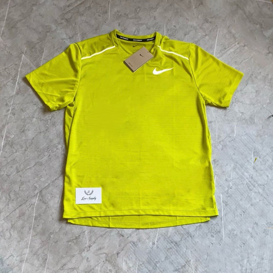 Nike dri-fit miler 1.0 t shirt - cactus green